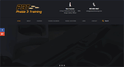 Desktop Screenshot of phase3training.com